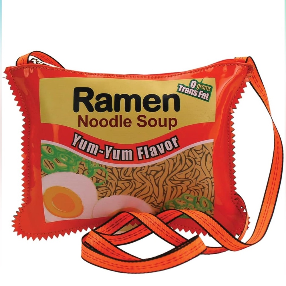 Ramen crossbody bag in vinyl